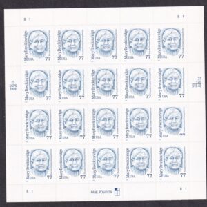 Scott #2942 Mary Breckinridge Sheet of 20 Stamps - MNH P#B1