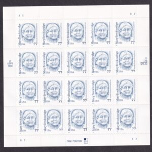 Scott #2942 Mary Breckinridge Sheet of 20 Stamps - MNH P#B2