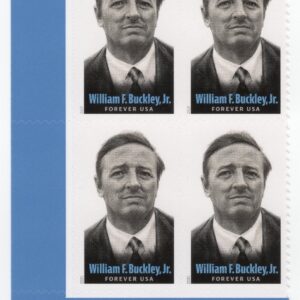 Scott #6032 William Buckley Plate Block of 4 Forever Stamps - MNH