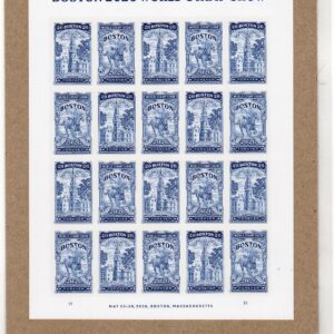 Scott #6030 Boston 2026 World Stamp Expo Sheet of 20 Forever Stamps - Sealed