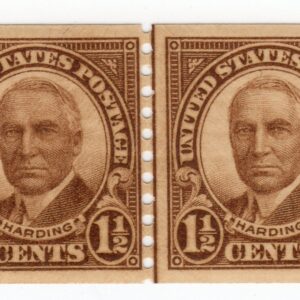 Scott #686 Warren Harding Joint Line Pair - MNH