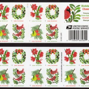 Scott #6036b (6033) Holiday Cheer Booklet of 20 Stamps - MNH