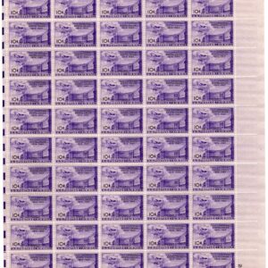 Scott #c42 Postal Union Airmail Sheet of 50 Stamps - MNH P#24151 LR #2