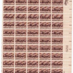 Scott #1360 Cherokee Strip Homesteads 1893 Sheet of 50 Stamps - MNH P#30388 LR