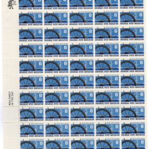 Scott #1358 Arkansas River Navigation Sheet of 50 Stamps - MNH P#30339 LL
