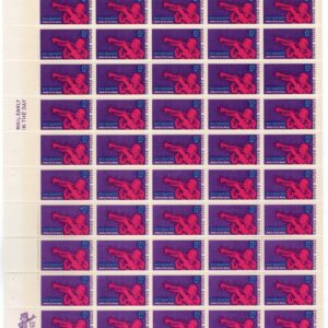 Scott #1372 W. C. Handy Sheet of 50 Stamps - MNH P#30714 UL