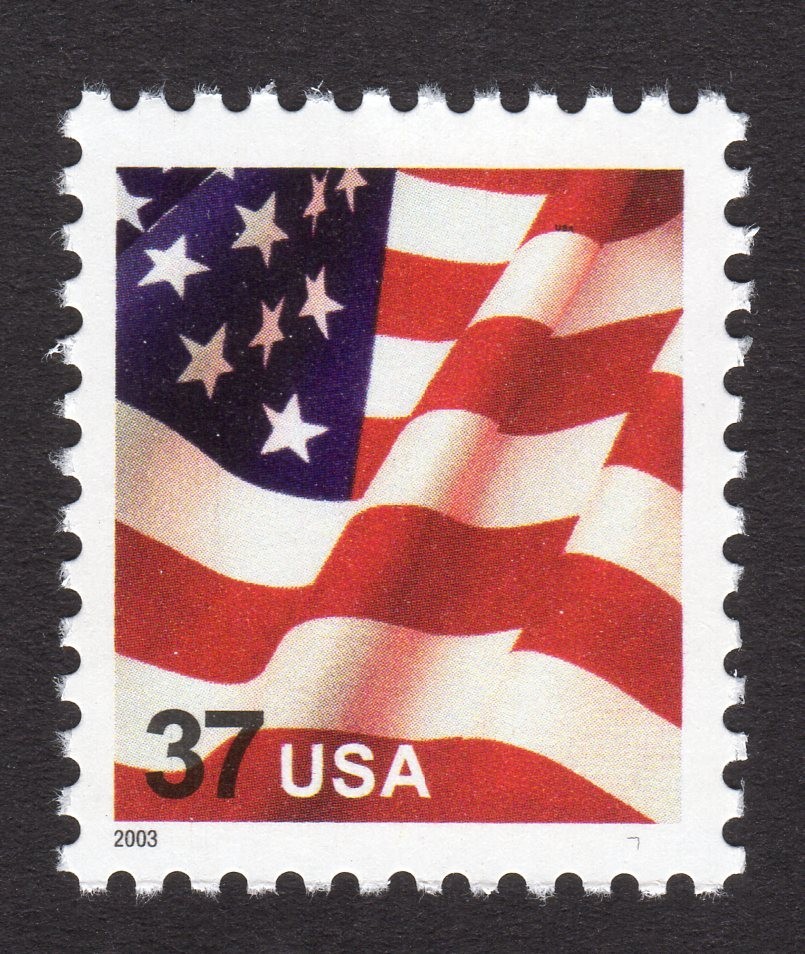 Scott #3629F Waving Flag Single Stamp - MNH