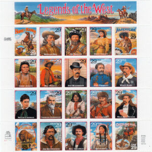 Scott #2869 29¢ Legends of the West Sheet of 20 Stamps - MNH
