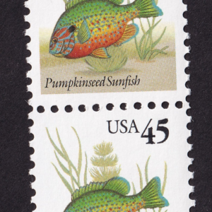 Scott #2481 Pumpkinseed Sunfish Vertical Pair of Stamps - MNH
