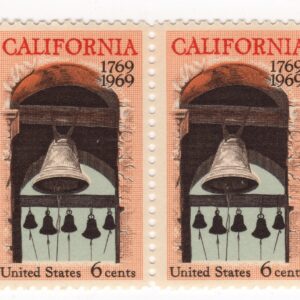 Scott #1373 Carmel Mission Belfry California Pair of Stamps - MNH