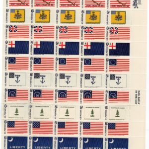 Scott #1354a (1345) Historic Flags Sheet of 50 Stamps - MNH