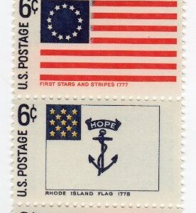 Scott #1354a (1345) Historic Flags Strip (Block) of 10 Stamps - MNH