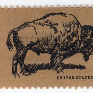 Scott #1392 Bison Single Stamp - MNH
