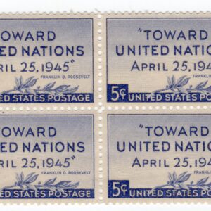 Scott #928 Toward United Nations Block of 4 Stamps - MNH