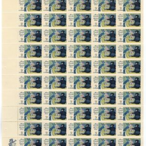 Scott #1322a Mary Cassatt Sheet of 50 Stamps - MNH P#28807-28792 UL