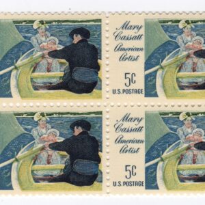 Scott #1322a Mary Cassatt Block of 4 Stamps - MNH no selvage