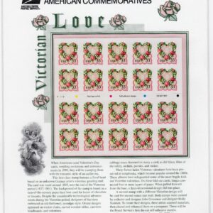 Scott #CP564 (3274a) Victorian Love Commemorative Panel Booklet Sealed