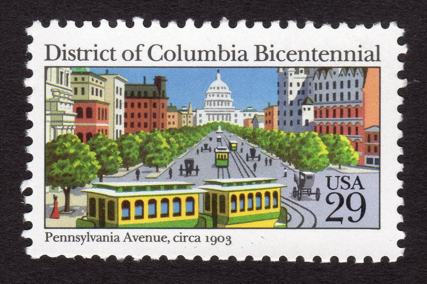 Scott #2561 District of Columbia (DC) Anniversary Single Stamp - MNH
