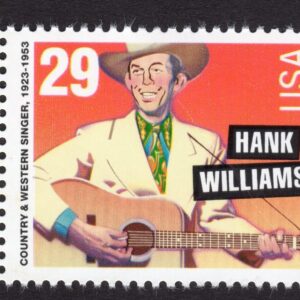 Scott #2723A Hank Williams Single Stamp - MNH PC#2 Damaged