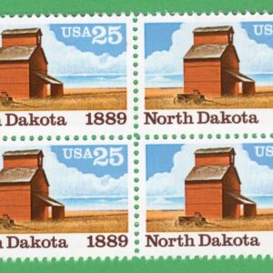 Scott #2403 North Dakota Grain Elevator Block of 4 Stamps - MNH