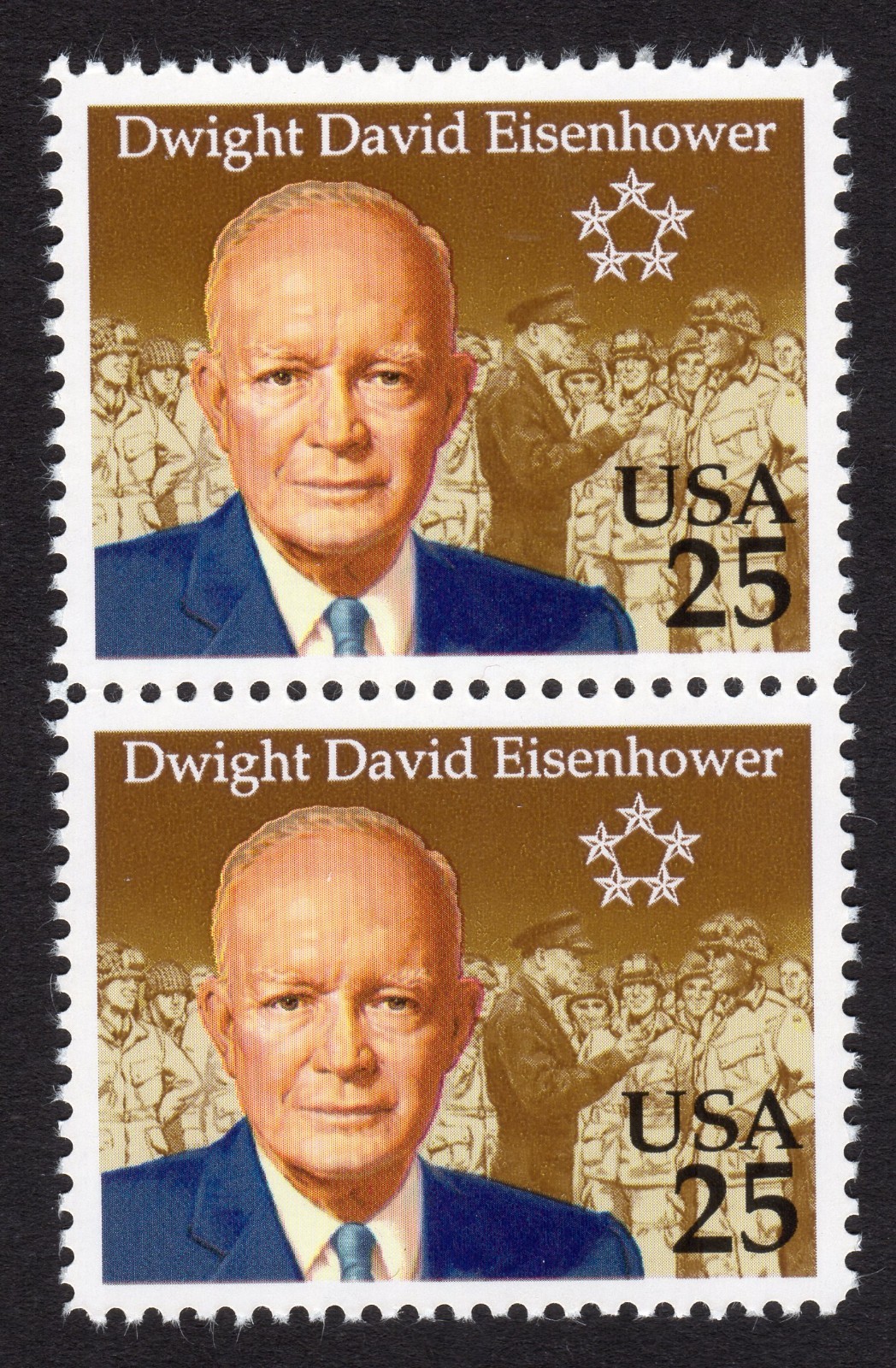 Scott #2513 Dwight David Einsenhower Pair of Stamps - MNH
