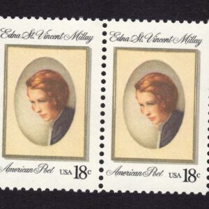 Scott #1926 Edna St. Vincent Millay Pair of Stamps - MNH
