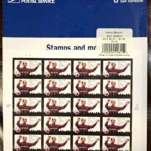 Scott #3839 HENRY MANCINI (Pink Panther) Sheet of 20 Stamps - Sealed Blue
