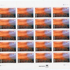 Scott #c135 Grand Canyon Sheet of 20 Air Mail 60¢ Stamp Sheet - MNH