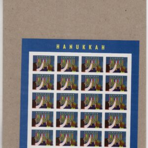 Scott #5530 Hanukkah Sheet of 20 Forever Stamps - Sealed