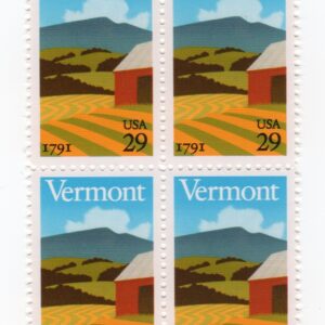 Scott #2533 Vermont Block of 4 Stamps - MNH
