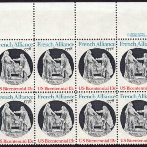 Scott #1753 French Alliance Plate Block of 20 Stamps - MNH P#38511 UL