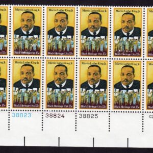 Scott #1771 Martin Luther King, Jr Plate Block of 20 Stamps - MNH LL