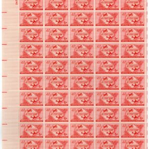 Scott #c47 5oth Anniversary of Powered Flight Sheet of 50 Stamps MNH P#24785 UL