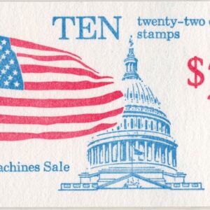 Scott #BK145 (2116a) Flag over Capitol Booklet of 10 Stamps - MNH