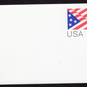 Scott #UX153 USA Flag Stamped Postal Card