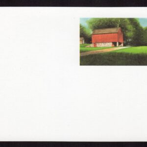 Scott #UX198 Red Barn Stamped Postal Card