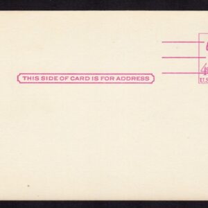 Scott #UX48 Abraham Lincoln Stamped Postal Card