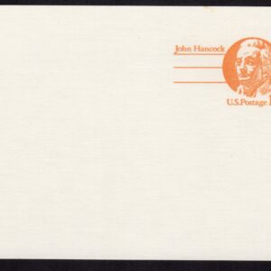 Scott #UX75 John Handcock Patriot Stamped Postal Card