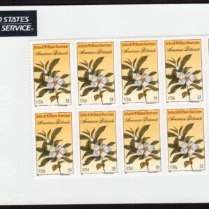 Scott #3314 John & William Bartram Botanists Block of 10 Stamps - Sealed White