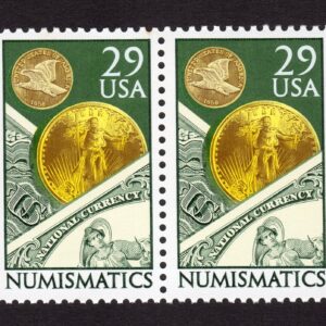 Scott #2558 NUMISMATICS Olympics Eagle Pair of Stamps - MNH
