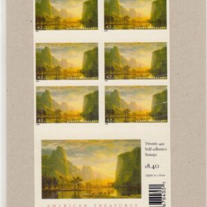 Scott #4346a Alfred Bierstadt Yosemite Booklet of 20 Stamps - Sealed