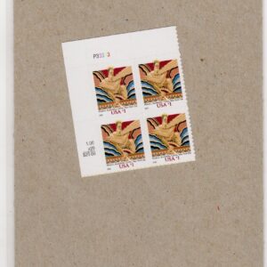 Scott #3766 Wisdom Plate Block of 4 Stamps - Sealed