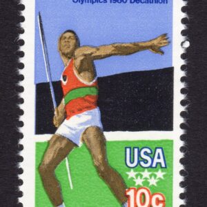 Scott #1790 Olympic Javelin Thrower 1980 Single Stamp - MNH