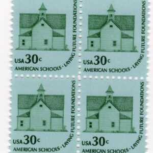 Scott #1606 Morris School Block of 4 Stamps - MNH