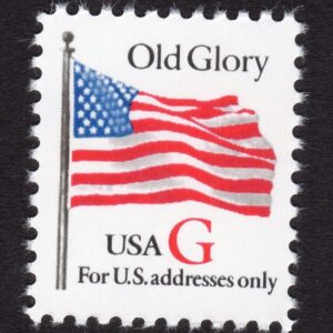 Scott #2882 Old Glory Flag w/Red G Single Stamp - MNH
