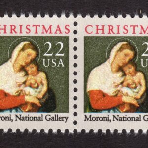 Scott #2367 Christmas Madonna (Moroni) Pair of Stamps - MNH