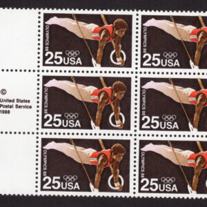 Scott #2380 Olympics Gymnast Block of 6 Stamps - MNH w/Copyright