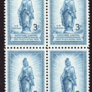 Scott #989 Statue of Freedom Block of 4 Stamps - MNH