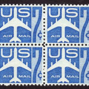 Scott #c51 Silhoulette of Jet Block of 4 Stamps - MNH