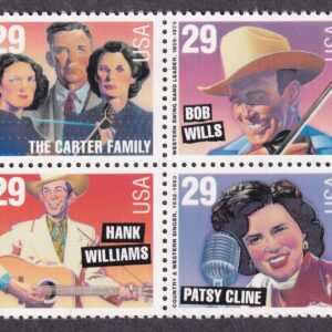 Scott #2774a (2771- 74) Country & Western Block of 4 Stamps - MNH Carter 1st